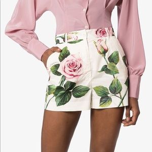 Dolce Gabbana Flower Shorts